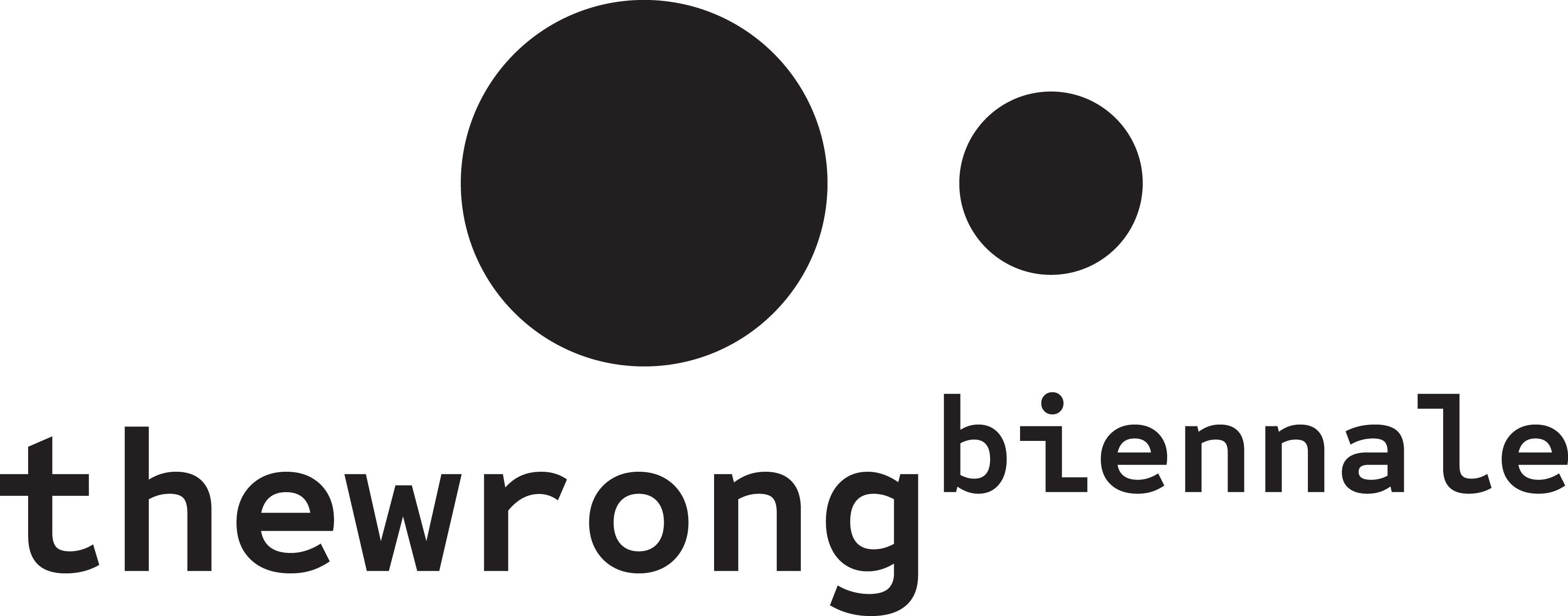 The Wrong Biennale logo
